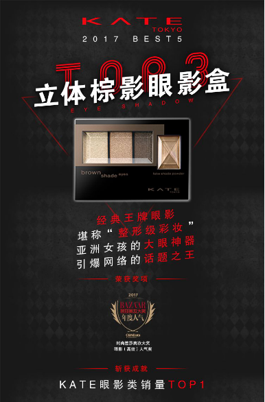 權(quán)威媒體評選明星彩妝單品TOP5，新的一年照著“ALL IN ”準(zhǔn)沒錯！7